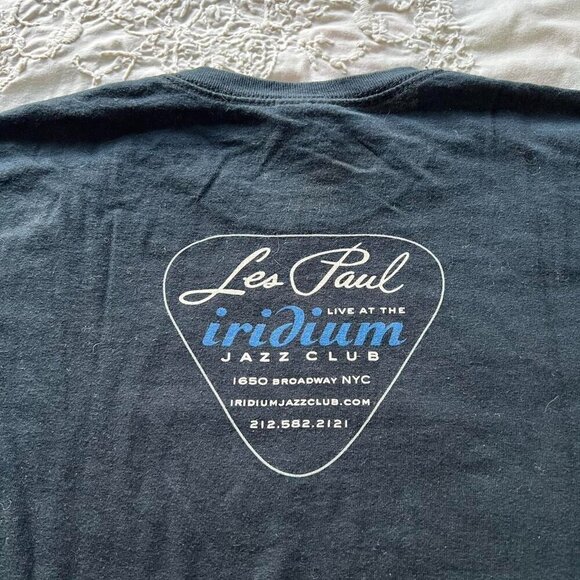 Vintage Les Paul Live The Iridium Jazz Club T Shirt - Picture 4 of 6